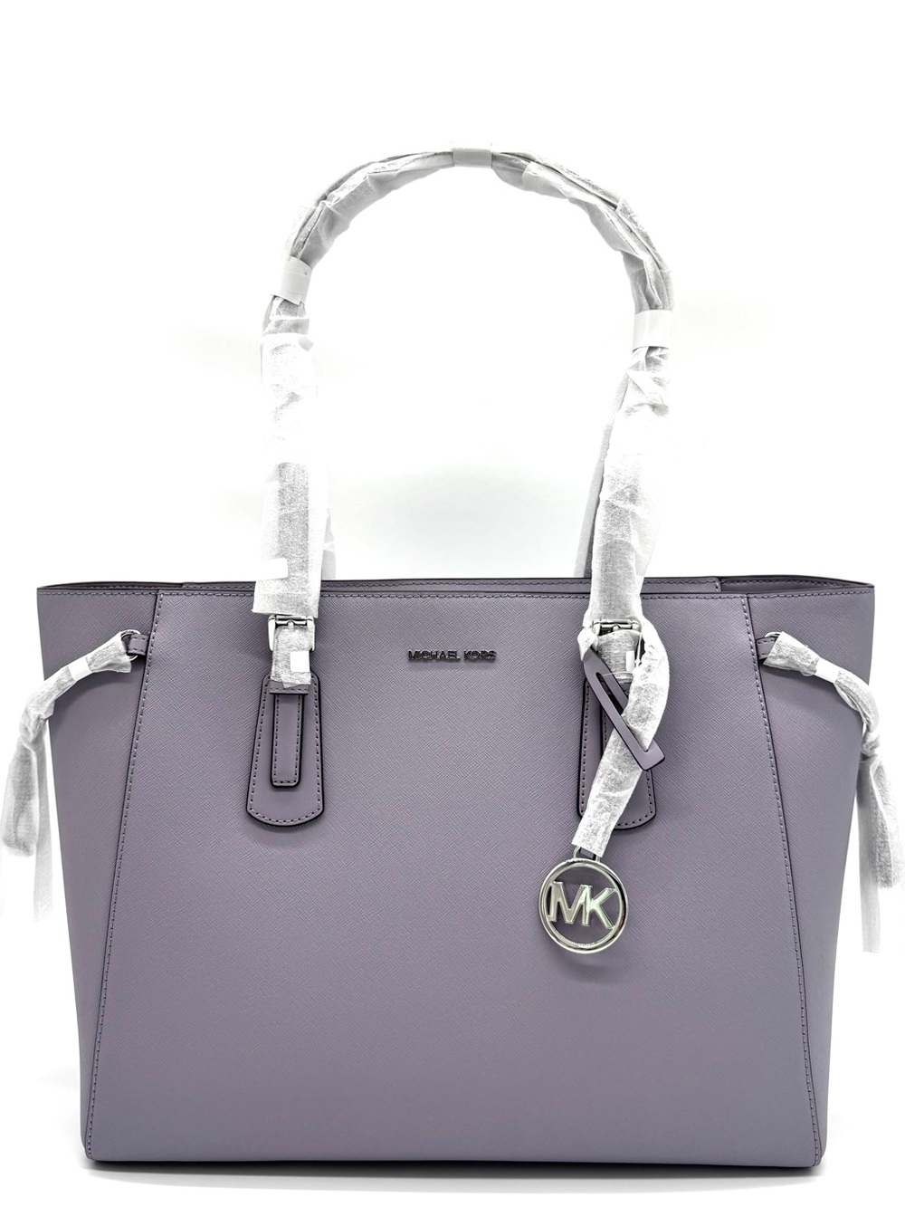 Michael Kors Voyager Large Leather Tote Bag - Lilac